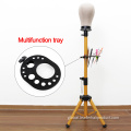 Wig Stand Tray For Tripod Multifunctional Mannequin Head Plastic Wig Tripod Tray Factory